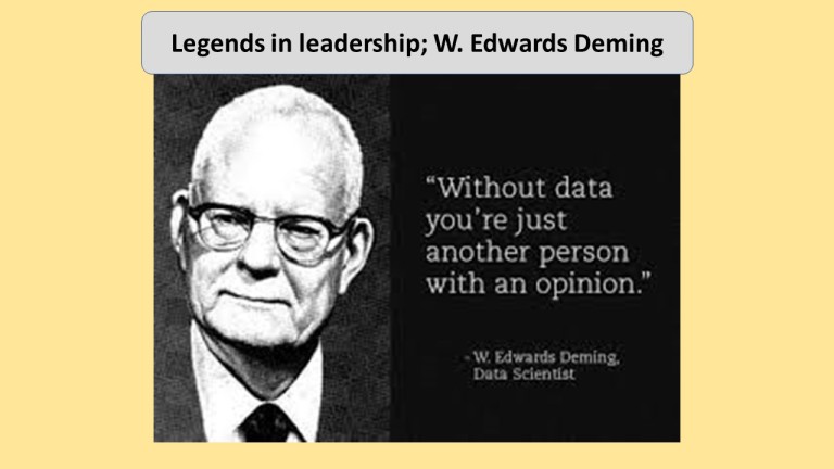 Legends in Leadership: W. Edwards Deming – ProCRNA