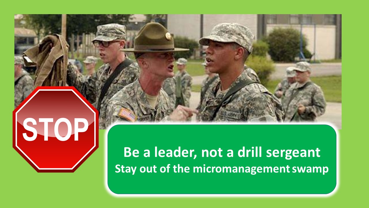 Micromanagement; A lens on leadership
