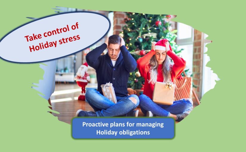 Take control of Holiday stress