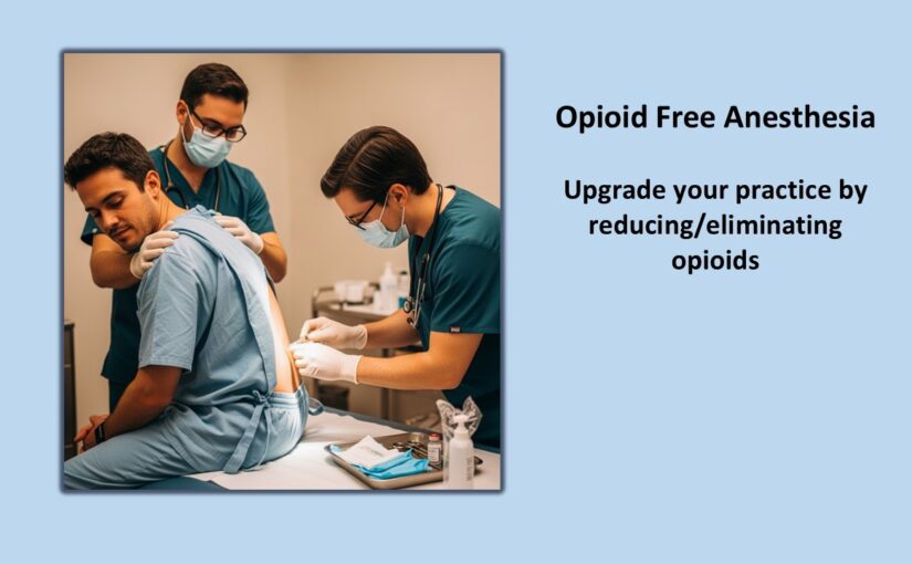 Opioid Free Anesthesia, The future of our profession